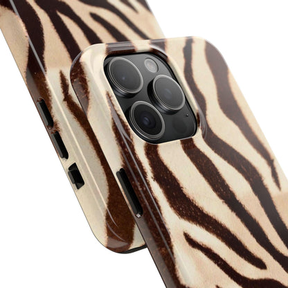 Taupe Twilights Stripe Tough iPhone Cases - SmartHomeGoodies