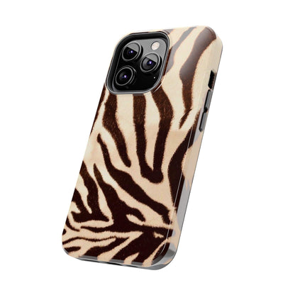 Taupe Twilights Stripe Tough iPhone Cases - SmartHomeGoodies
