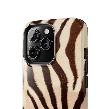 Taupe Twilights Stripe Tough iPhone Cases - SmartHomeGoodies