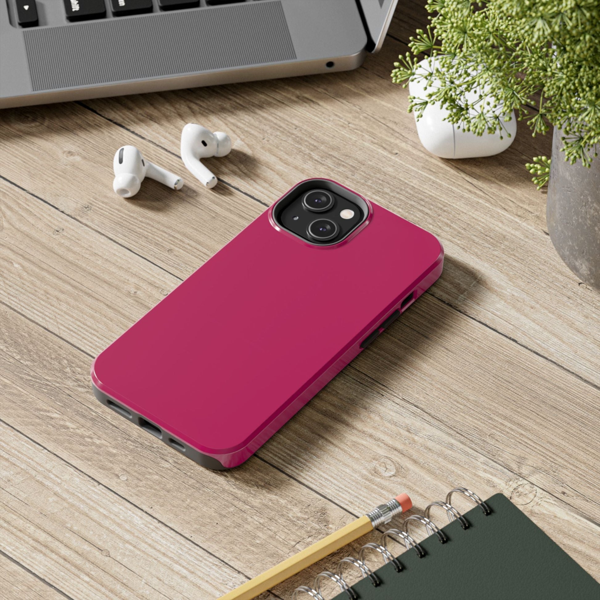 The Basics Cerise iPhone Cases - The Basics Collection - SmartHomeGoodies