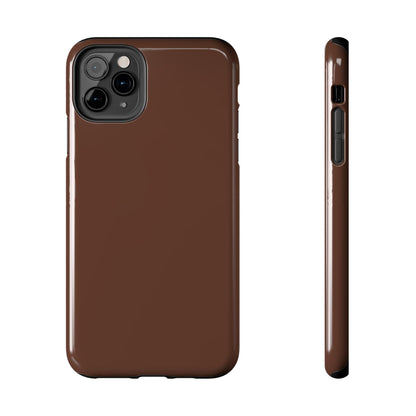The Basics Coffee Brown iPhone Cases - The Basics Collection - SmartHomeGoodies