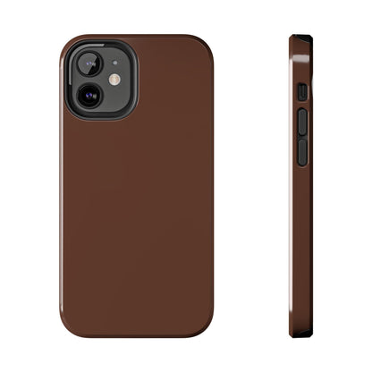 The Basics Coffee Brown iPhone Cases - The Basics Collection - SmartHomeGoodies