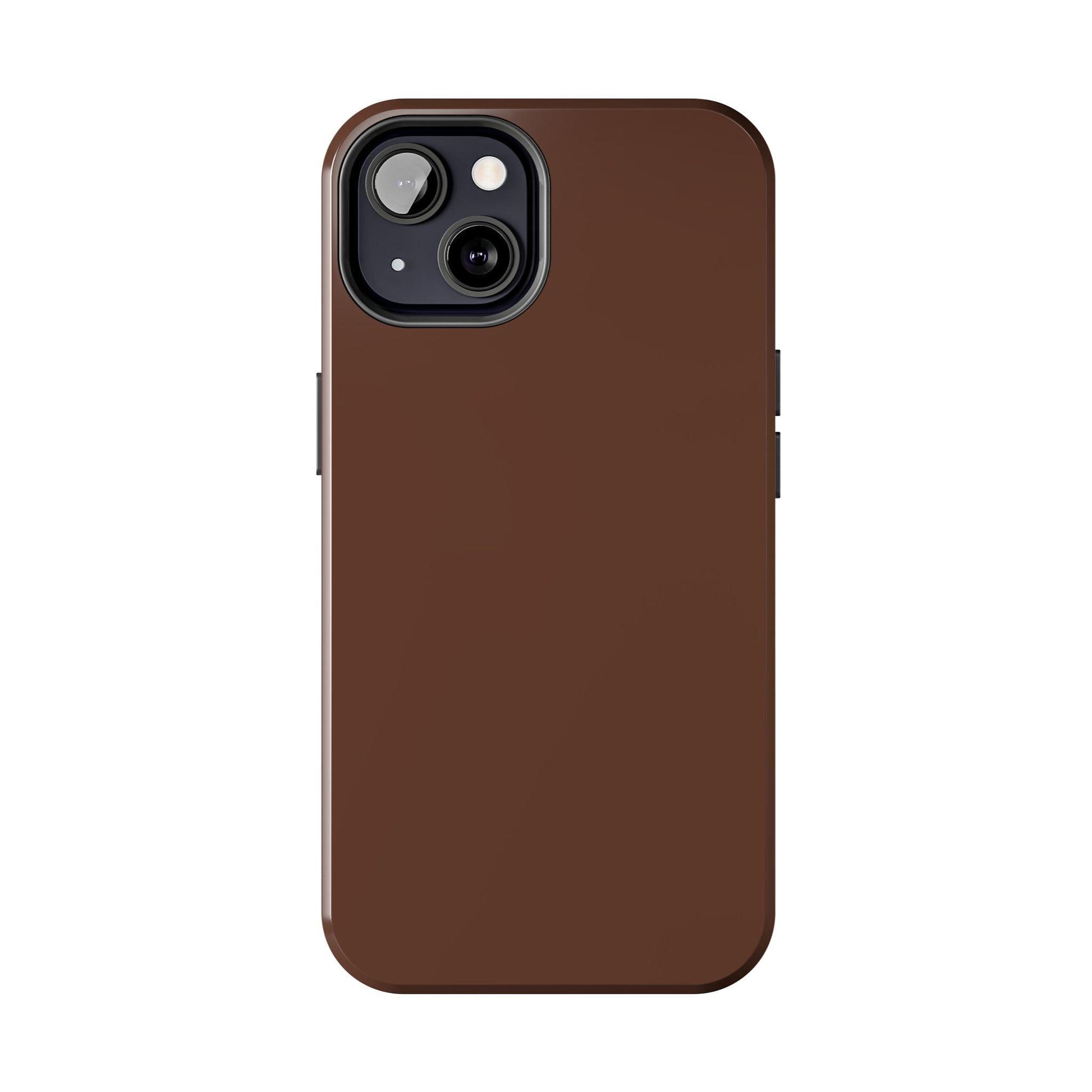 The Basics Coffee Brown iPhone Cases - The Basics Collection - SmartHomeGoodies