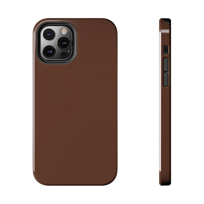 The Basics Coffee Brown iPhone Cases - The Basics Collection - SmartHomeGoodies