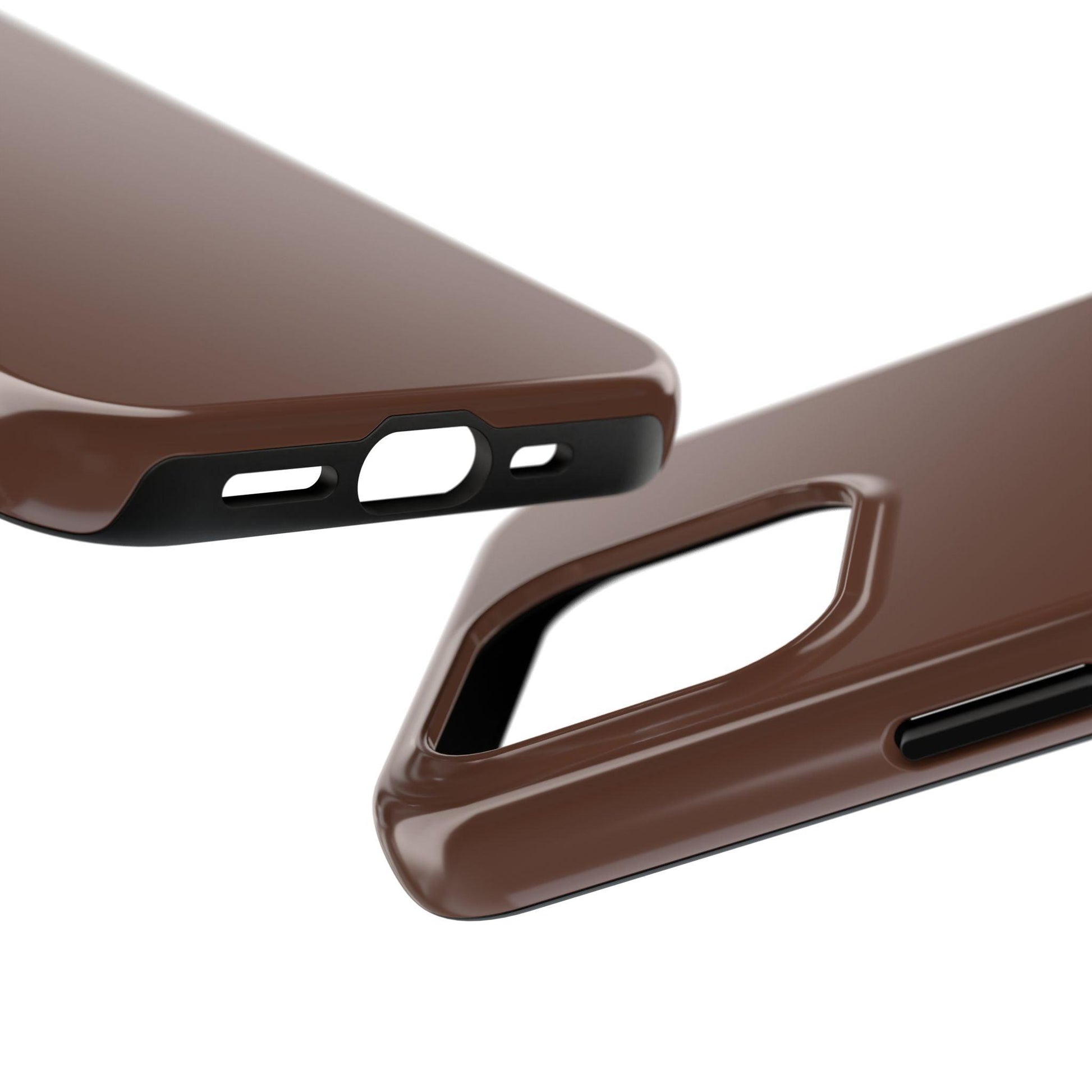 The Basics Coffee Brown iPhone Cases - The Basics Collection - SmartHomeGoodies