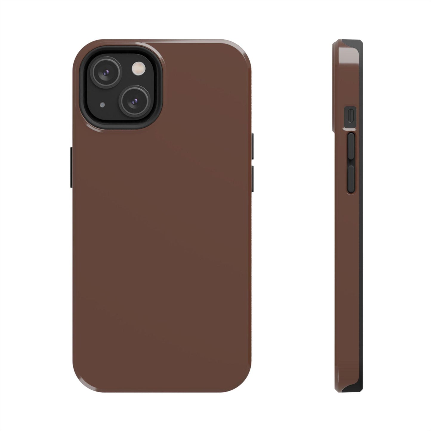 The Basics Coffee Brown iPhone Cases - The Basics Collection - SmartHomeGoodies