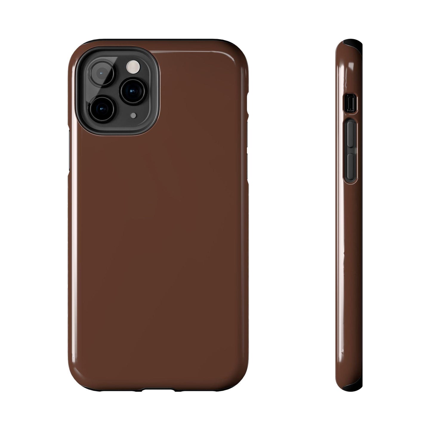 The Basics Coffee Brown iPhone Cases - The Basics Collection - SmartHomeGoodies