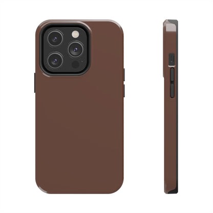 The Basics Coffee Brown iPhone Cases - The Basics Collection - SmartHomeGoodies