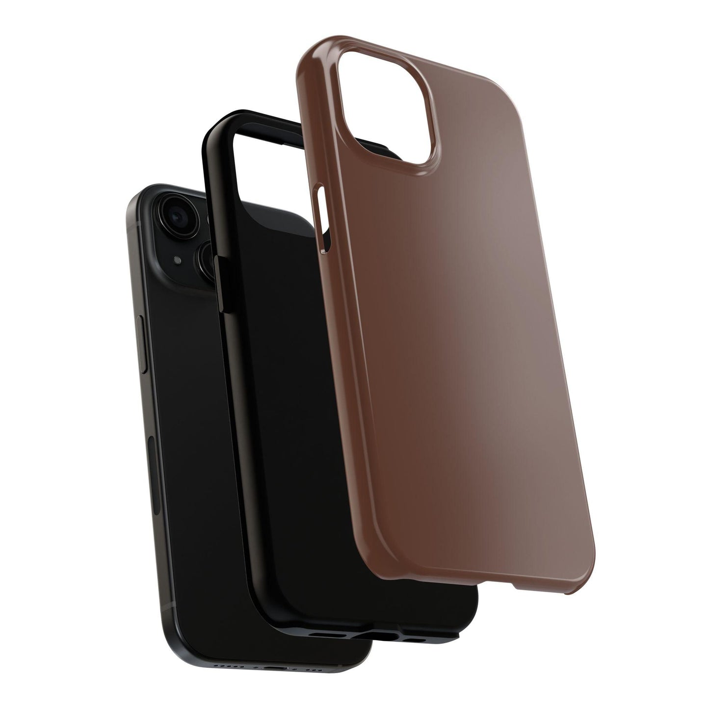 The Basics Coffee Brown iPhone Cases - The Basics Collection - SmartHomeGoodies