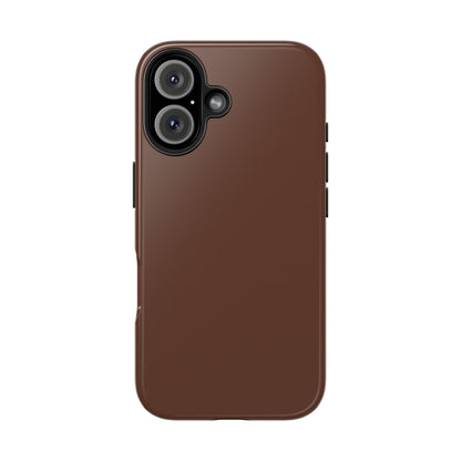 The Basics Coffee Brown iPhone Cases - The Basics Collection - SmartHomeGoodies