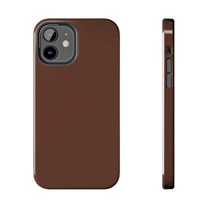The Basics Coffee Brown iPhone Cases - The Basics Collection - SmartHomeGoodies