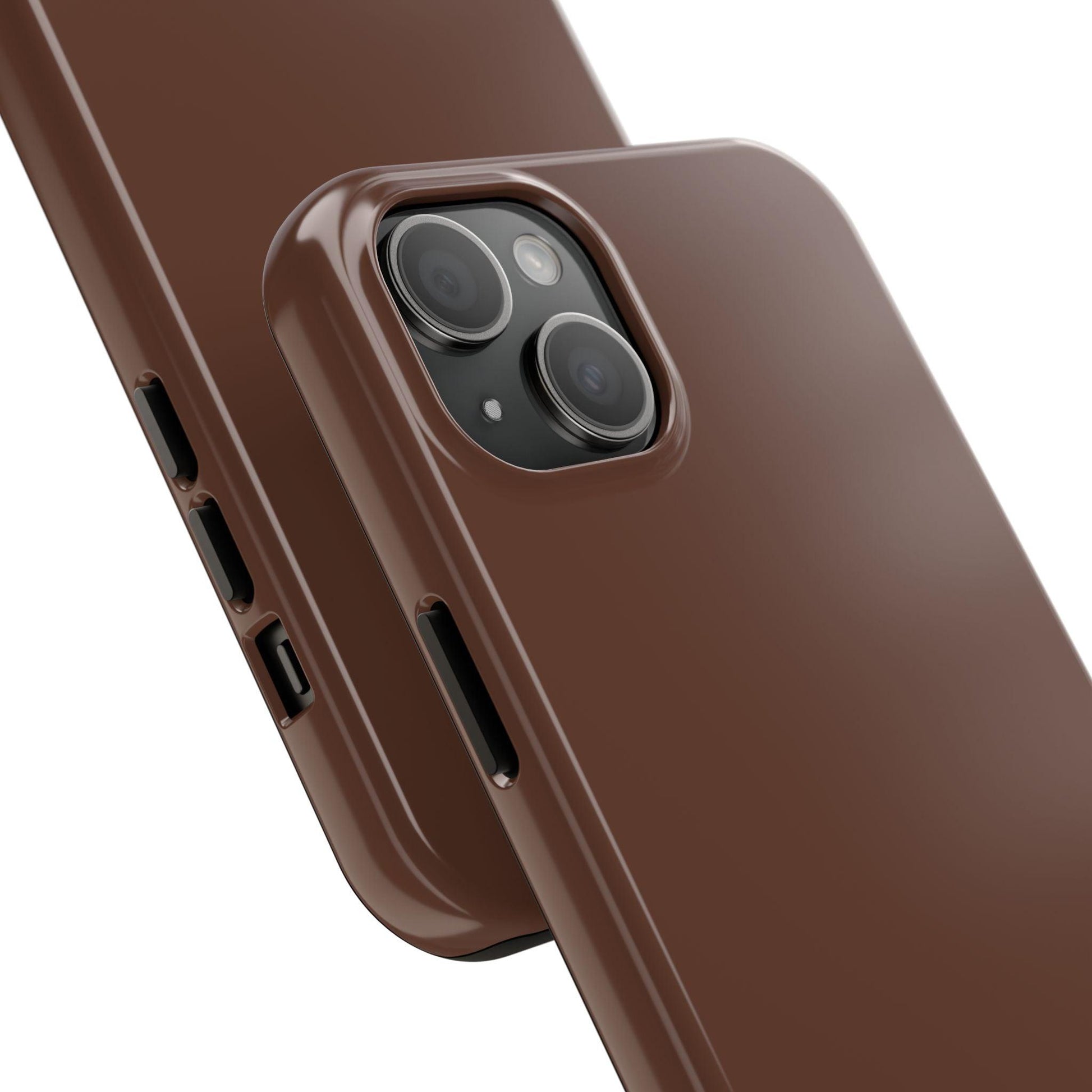 The Basics Coffee Brown iPhone Cases - The Basics Collection - SmartHomeGoodies