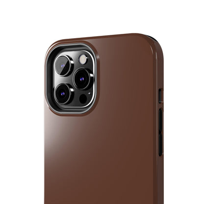 The Basics Coffee Brown iPhone Cases - The Basics Collection - SmartHomeGoodies