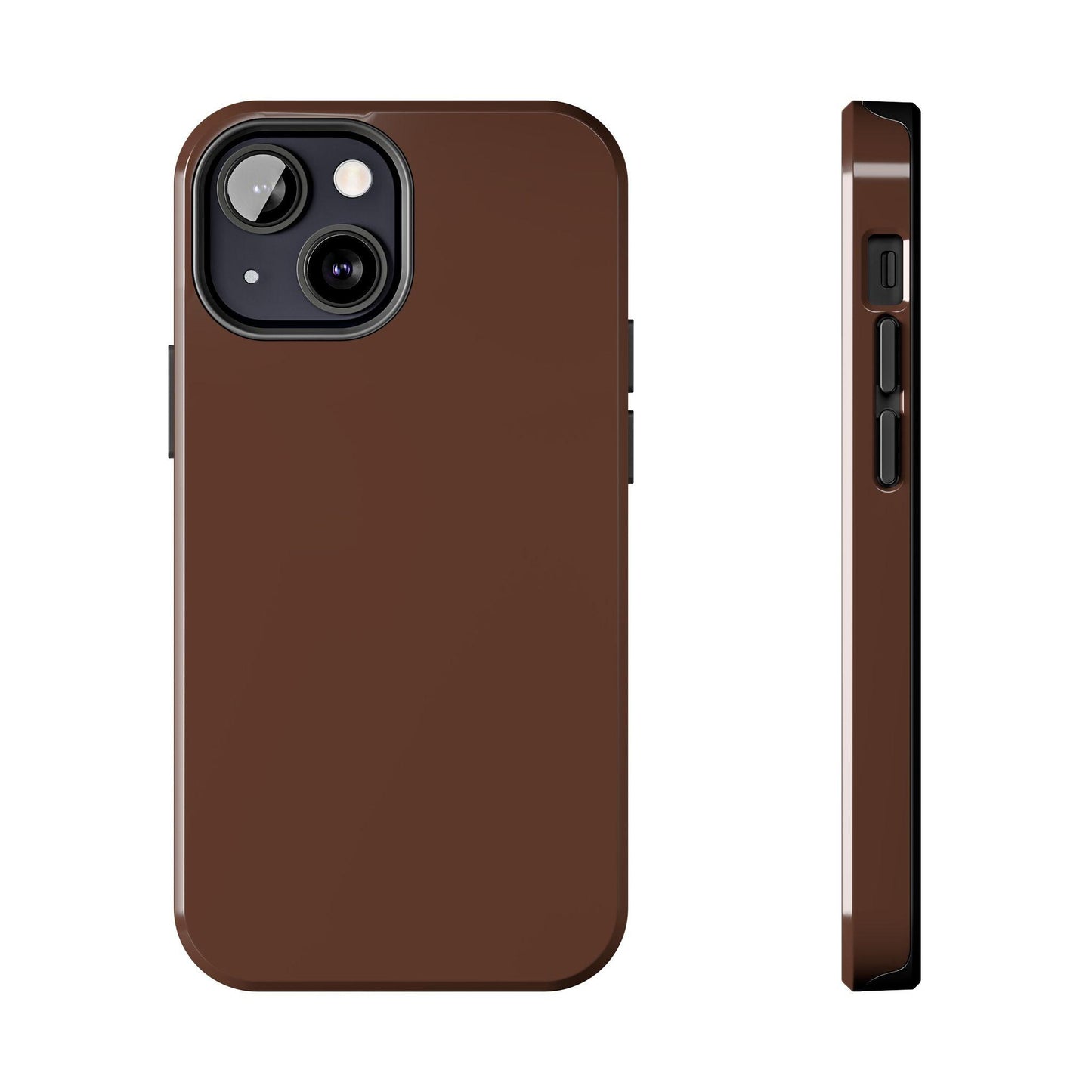 The Basics Coffee Brown iPhone Cases - The Basics Collection - SmartHomeGoodies