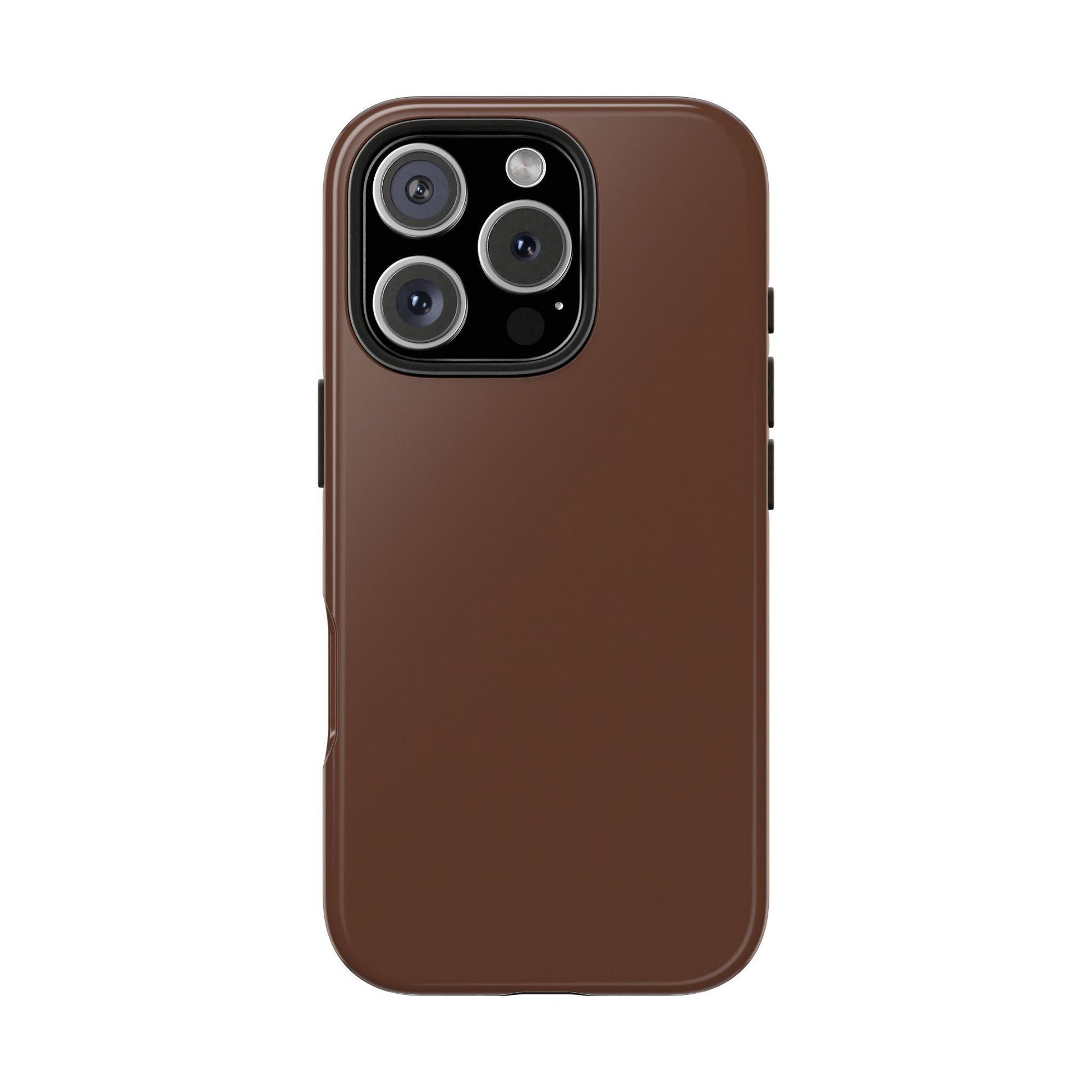 The Basics Coffee Brown iPhone Cases - The Basics Collection - SmartHomeGoodies