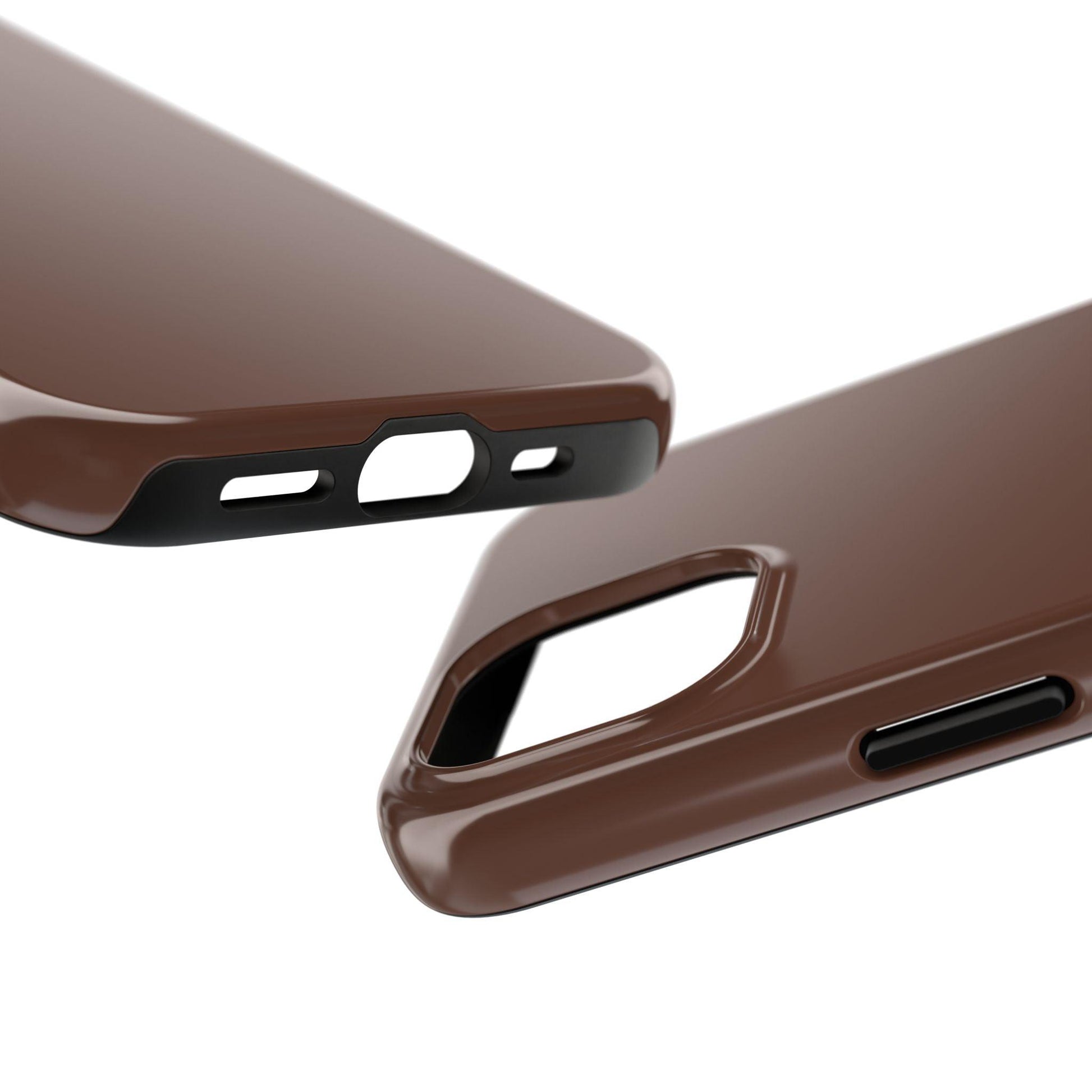 The Basics Coffee Brown iPhone Cases - The Basics Collection - SmartHomeGoodies