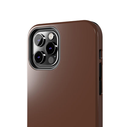 The Basics Coffee Brown iPhone Cases - The Basics Collection - SmartHomeGoodies