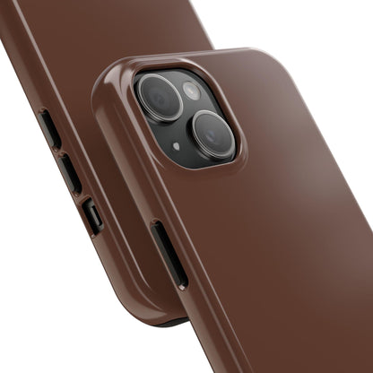 The Basics Coffee Brown iPhone Cases - The Basics Collection - SmartHomeGoodies
