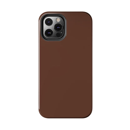 The Basics Coffee Brown iPhone Cases - The Basics Collection - SmartHomeGoodies