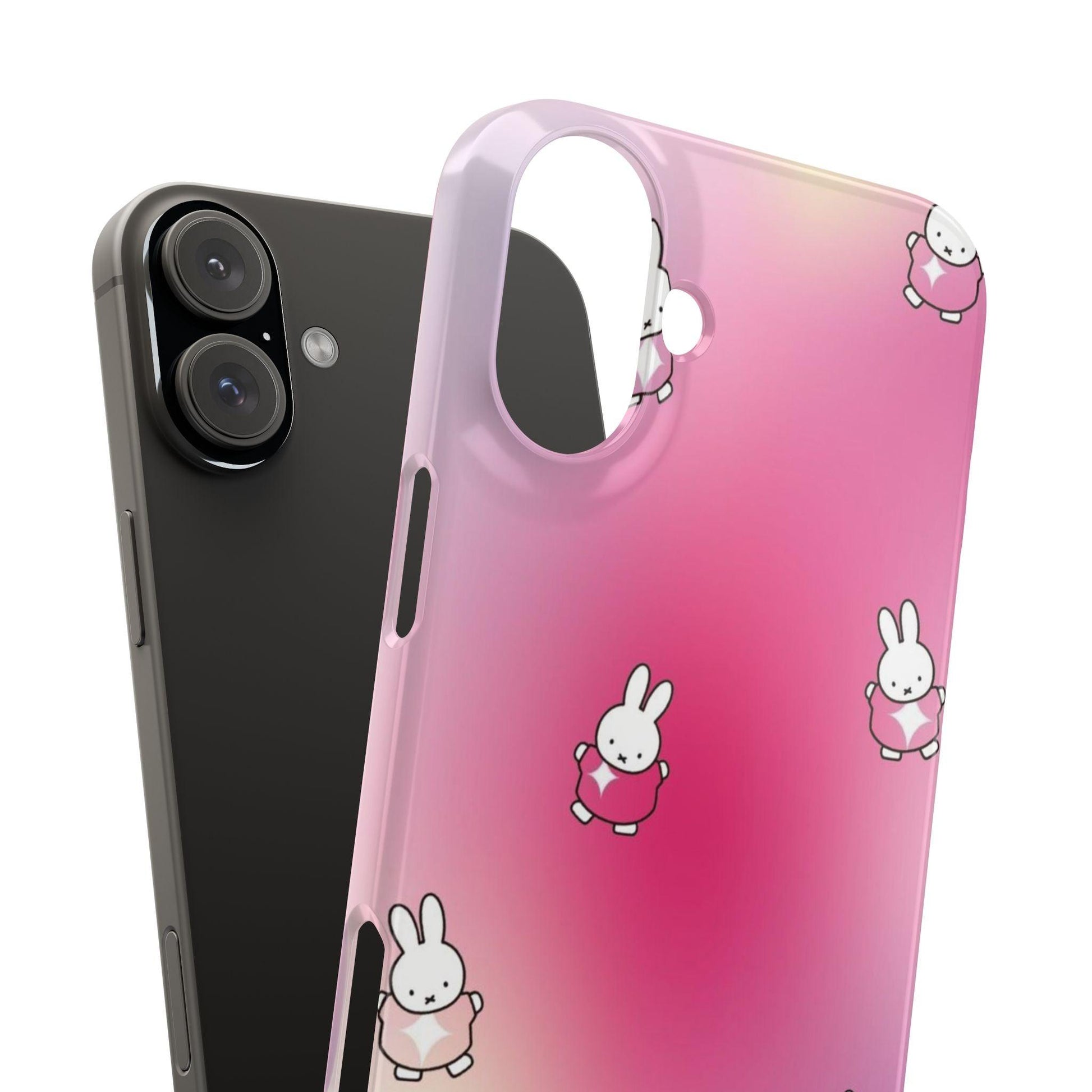 The Bunny Aura Pink Snap Cases - SmartHomeGoodies