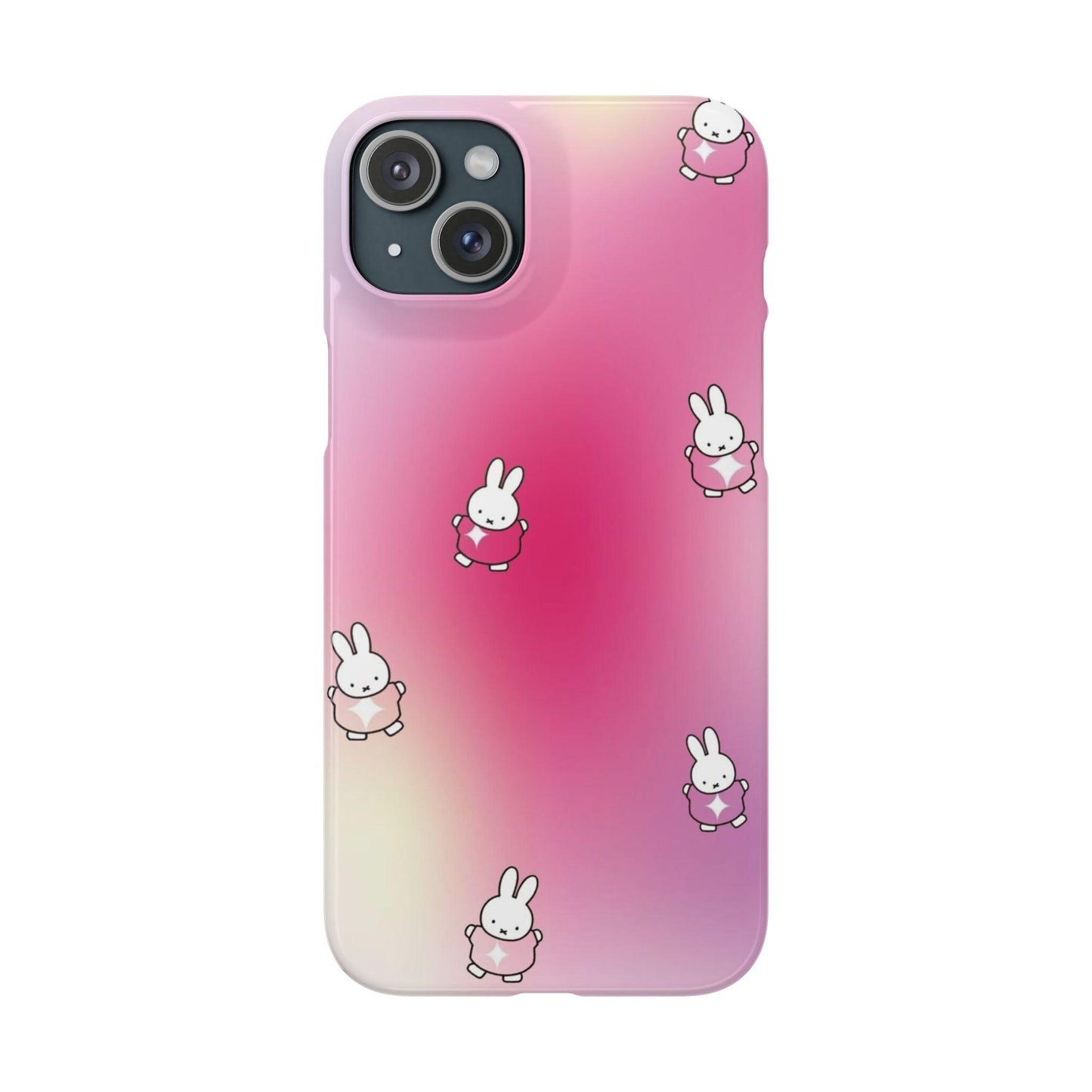 The Bunny Aura Pink Snap Cases - SmartHomeGoodies