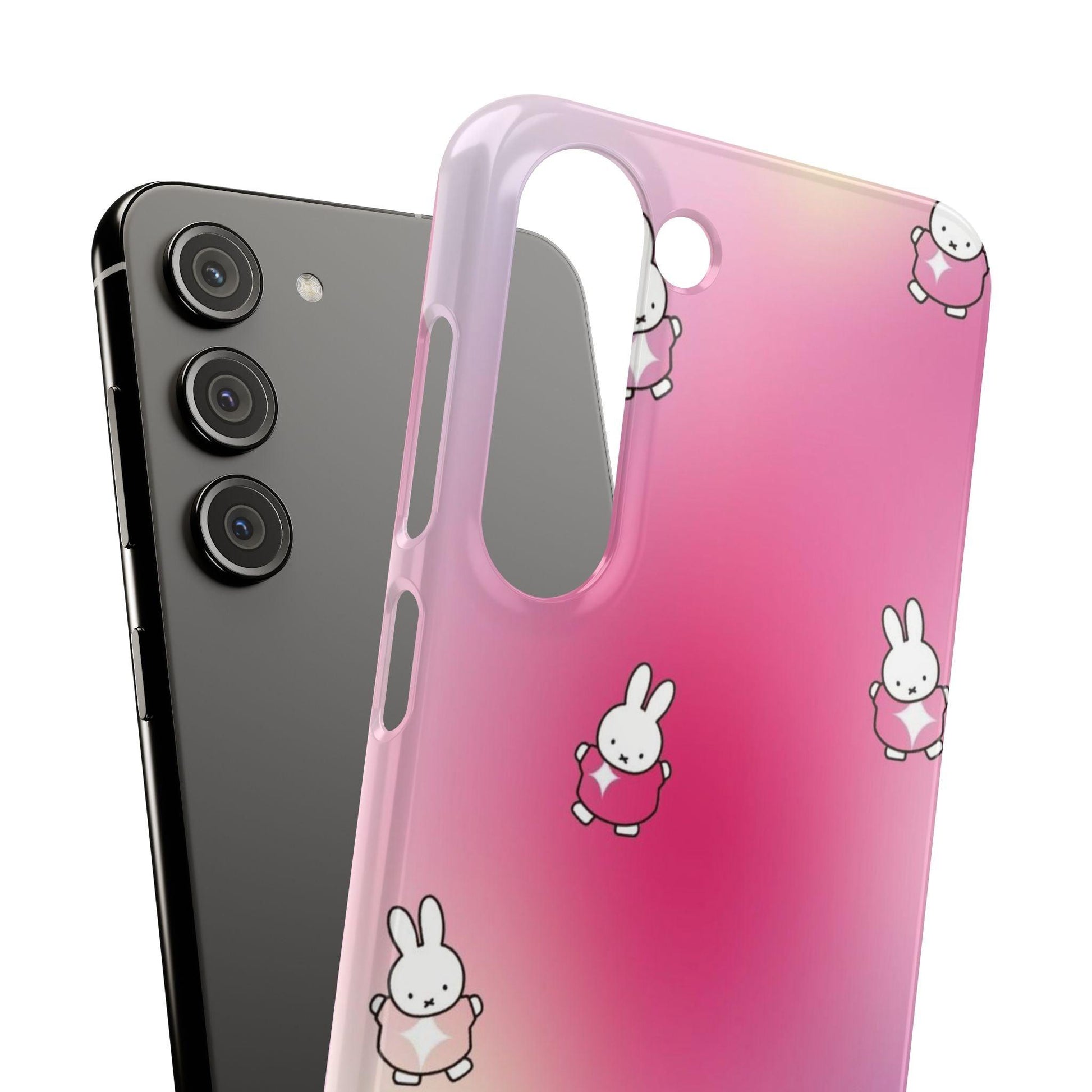 The Bunny Aura Pink Snap Cases - SmartHomeGoodies