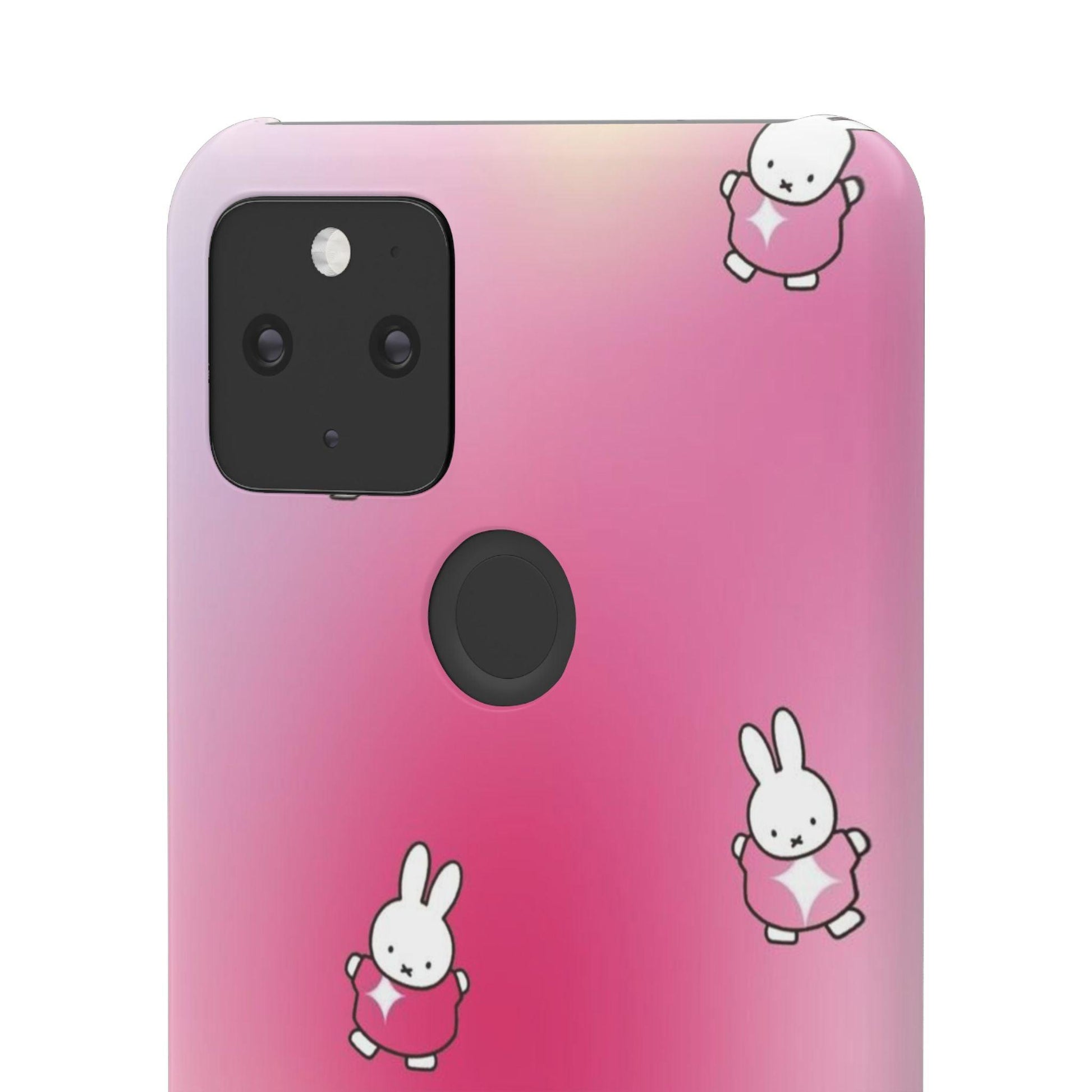 The Bunny Aura Pink Snap Cases - SmartHomeGoodies