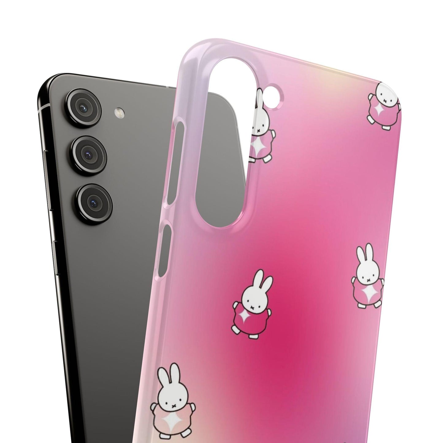 The Bunny Aura Pink Snap Cases - SmartHomeGoodies