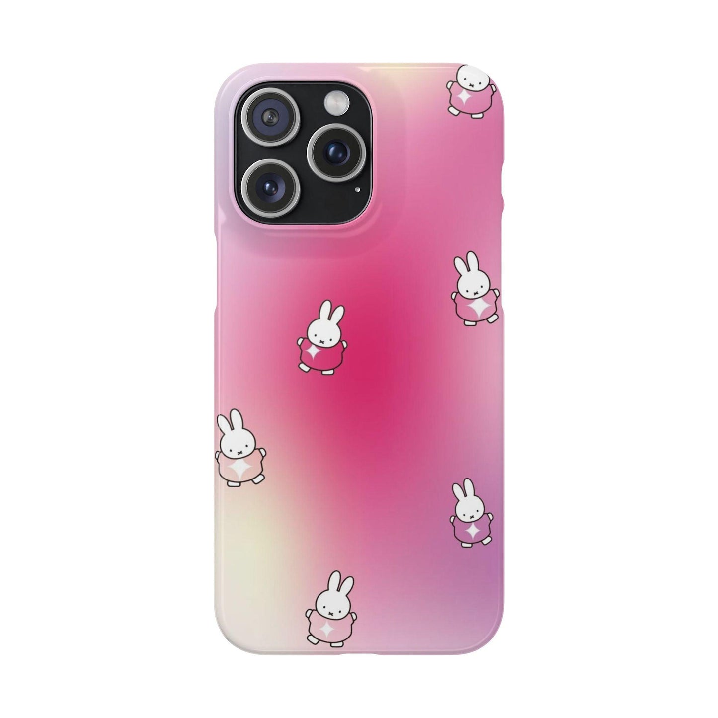 The Bunny Aura Pink Snap Cases - SmartHomeGoodies