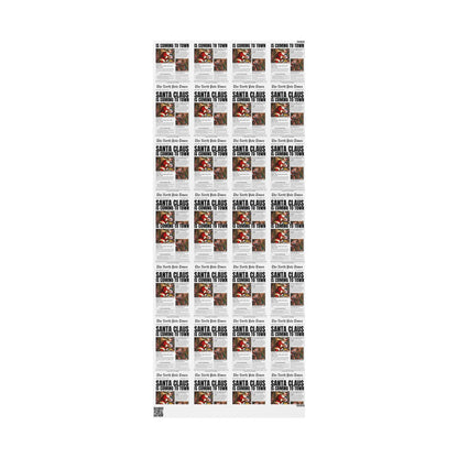 The North Pole Times Newspaper Gift Wrapping Paper - SmartHomeGoodies