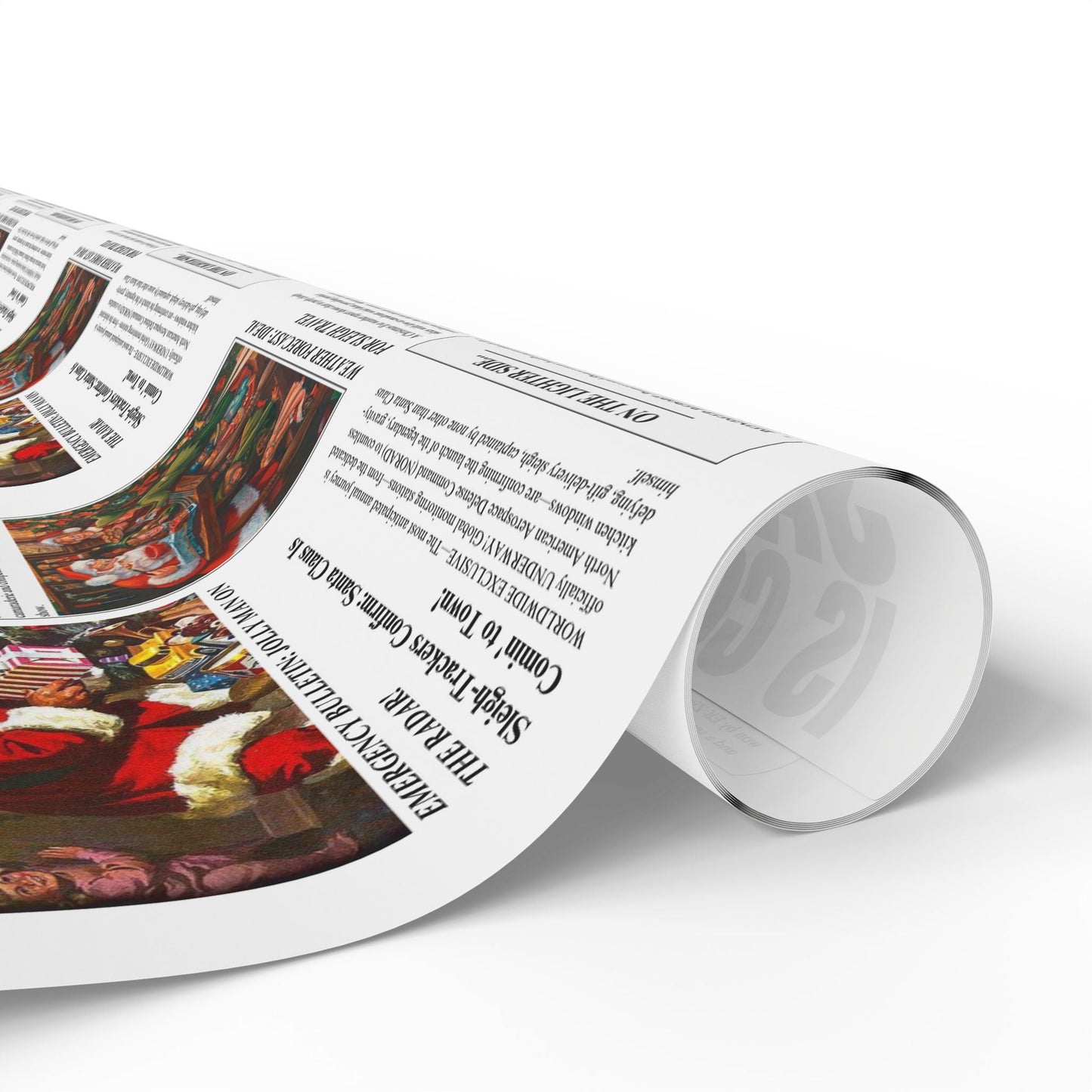 The North Pole Times Newspaper Gift Wrapping Paper - SmartHomeGoodies