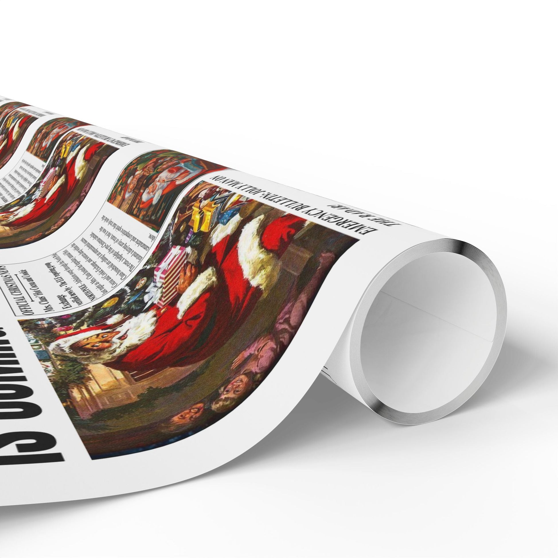 The North Pole Times Newspaper Gift Wrapping Paper - SmartHomeGoodies