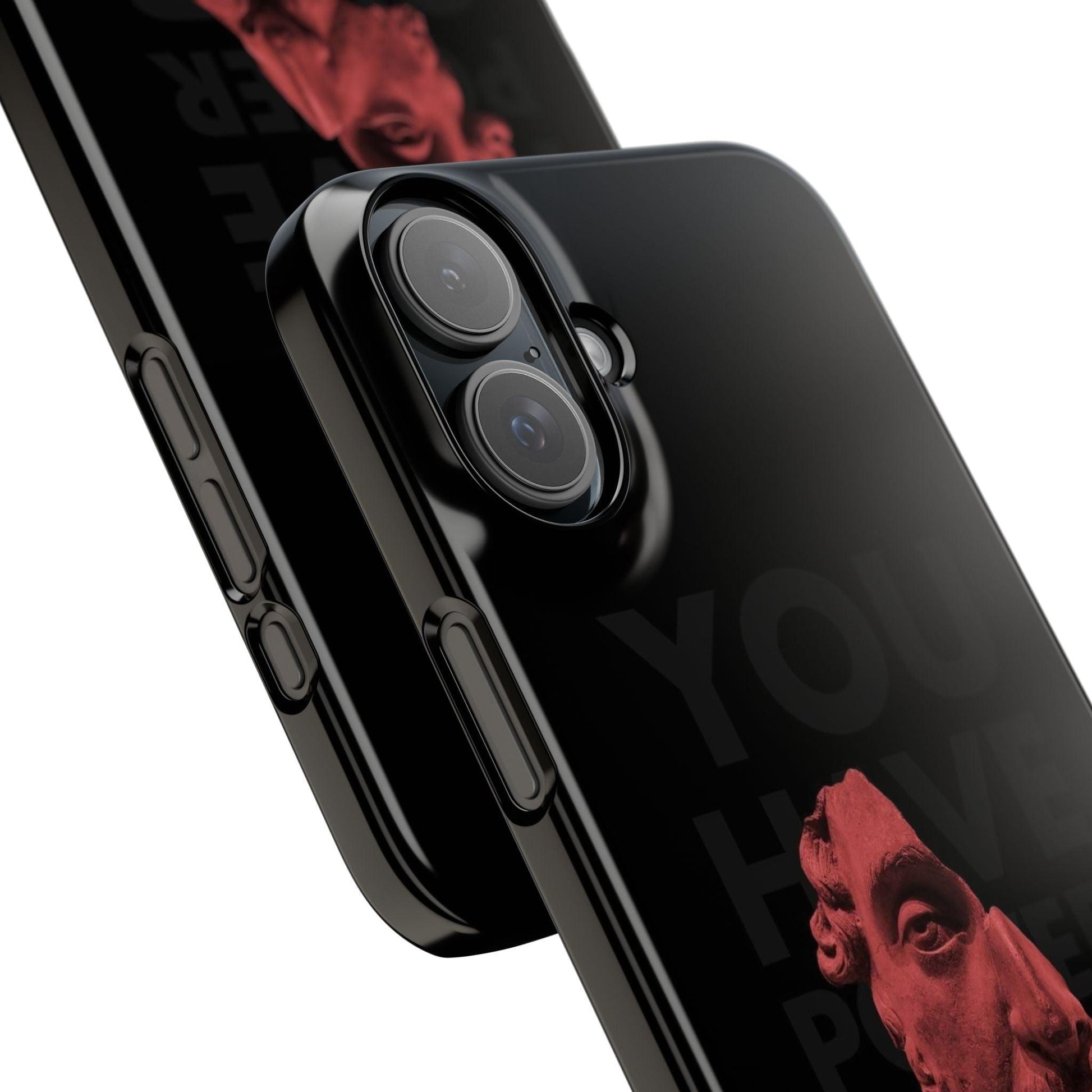 The Power Within: Red Sculpture Reflection Slim iPhone Cases - SmartHomeGoodies