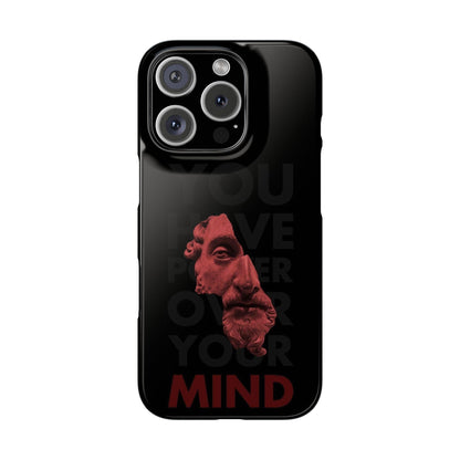 The Power Within: Red Sculpture Reflection Slim iPhone Cases - SmartHomeGoodies