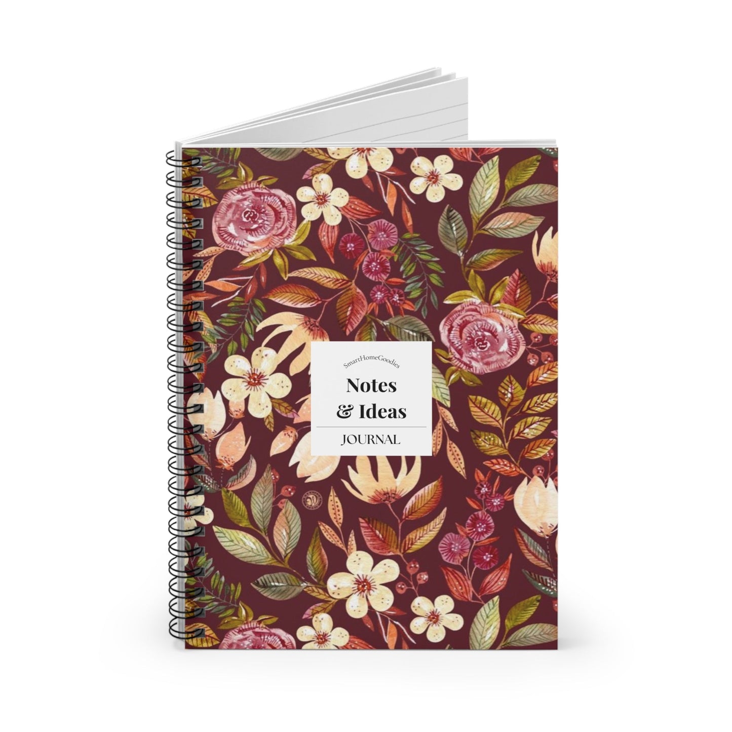 The Winter Flower Spiral Notebook - SmartHomeGoodies