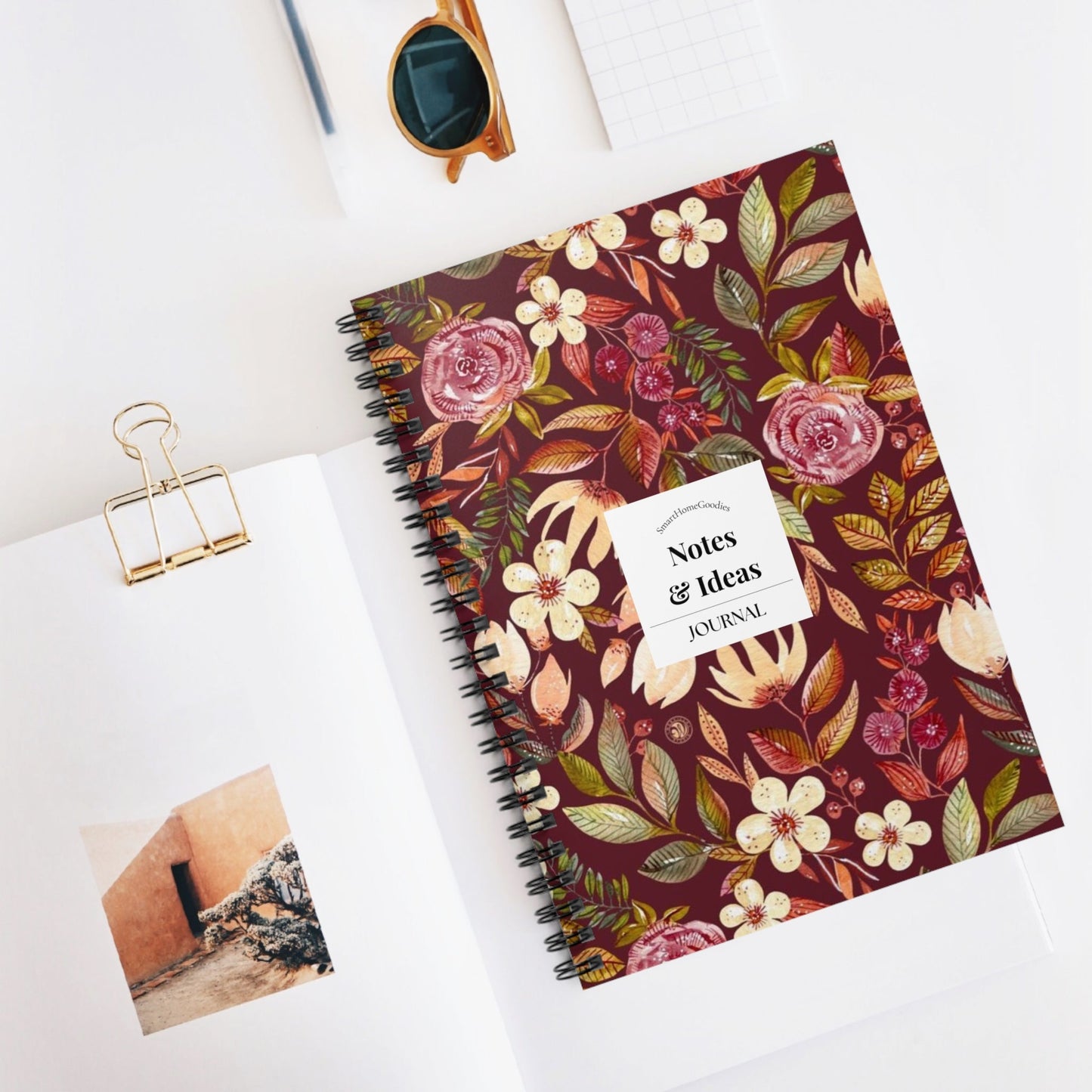 The Winter Flower Spiral Notebook - SmartHomeGoodies