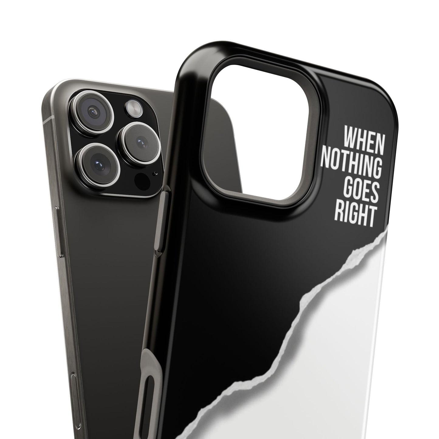 Tough Cases - Inspirational 'When Nothing Goes Right, Go Left' Design - SmartHomeGoodies