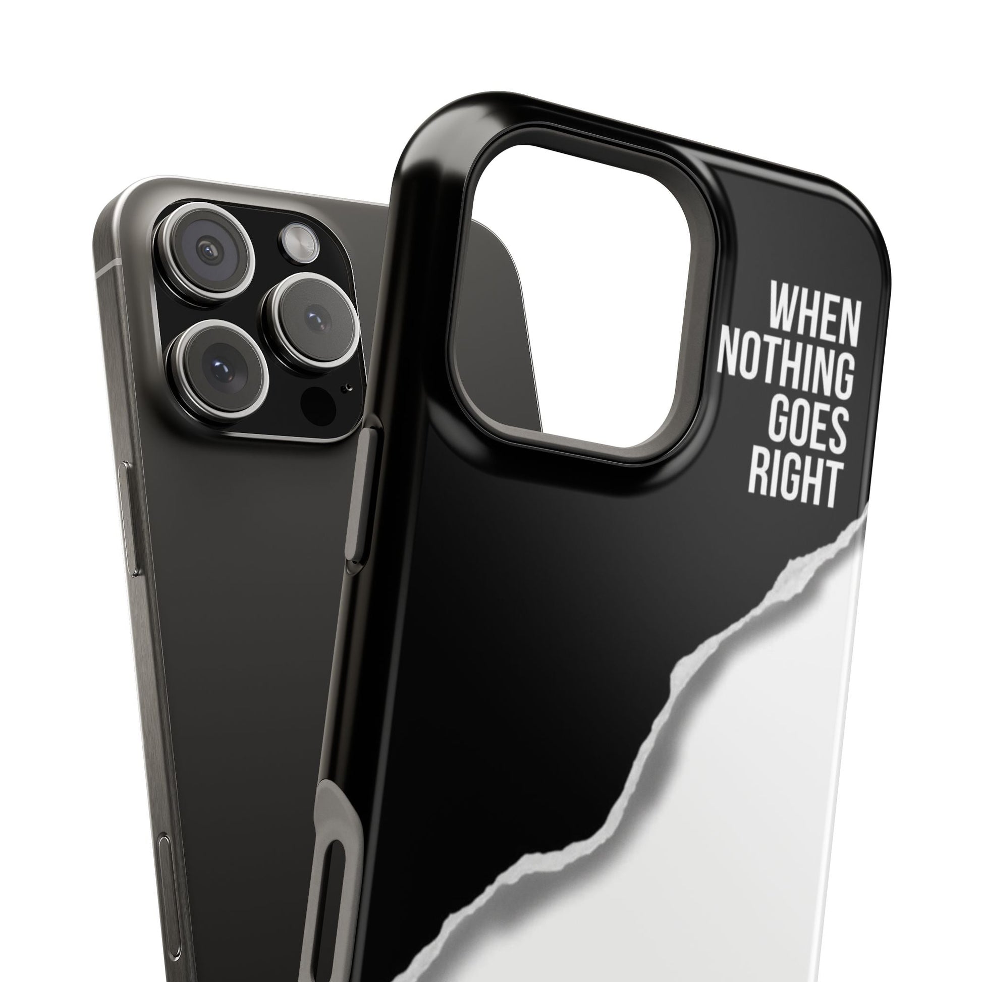 Tough Cases - Inspirational 'When Nothing Goes Right, Go Left' Design - SmartHomeGoodies