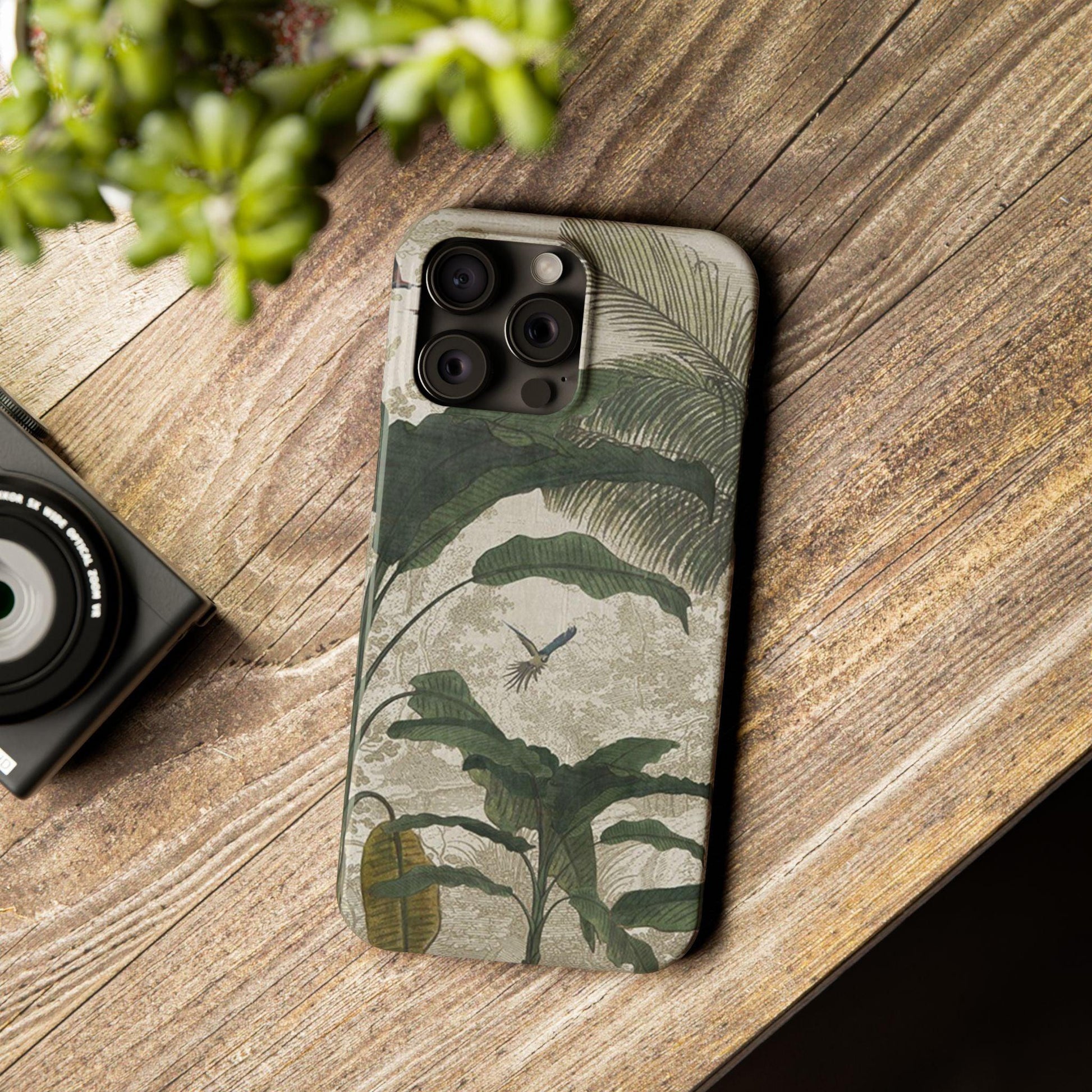 Tropical Paradise Vintage Charm iPhone Cases - SmartHomeGoodies