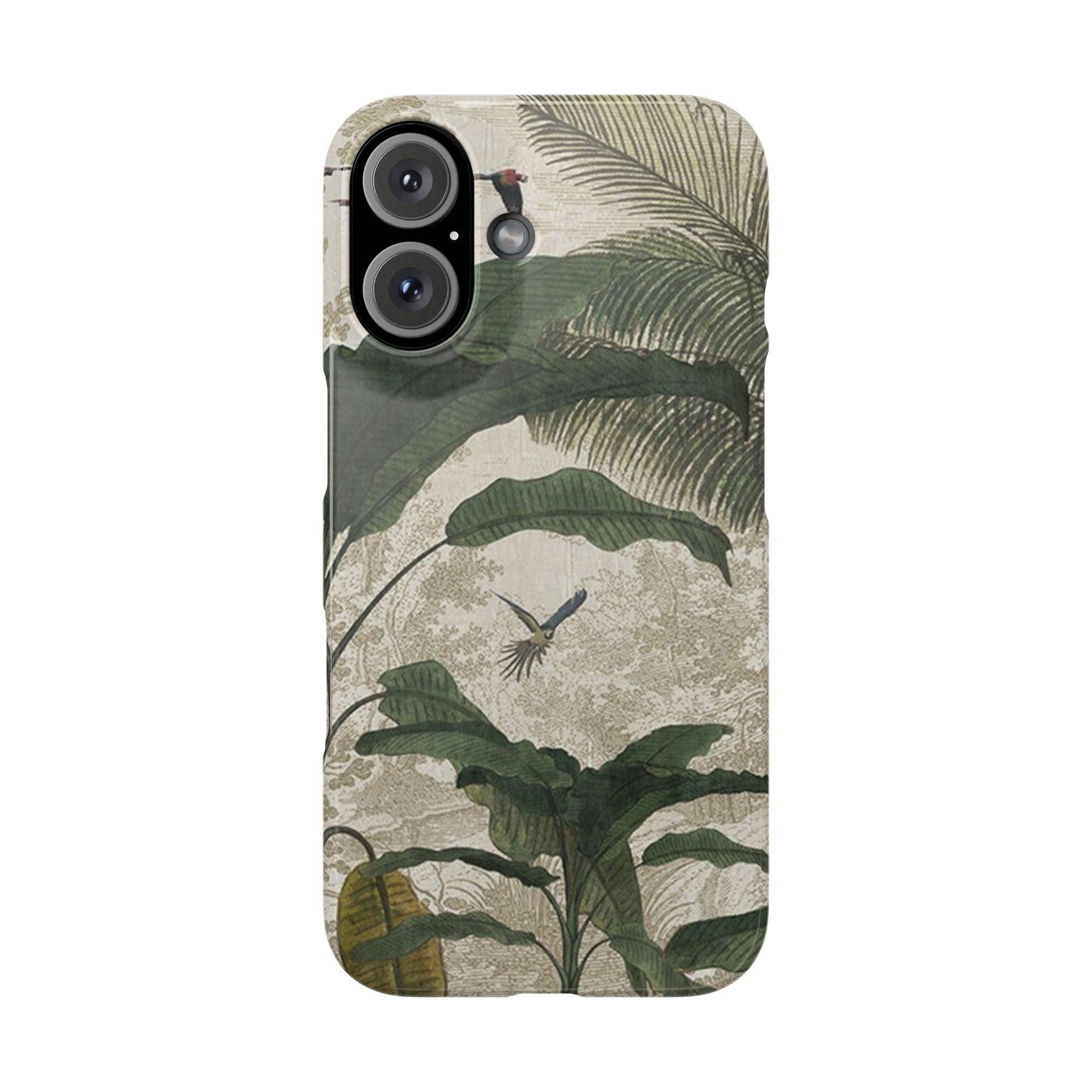 Tropical Paradise Vintage Charm iPhone Cases - SmartHomeGoodies