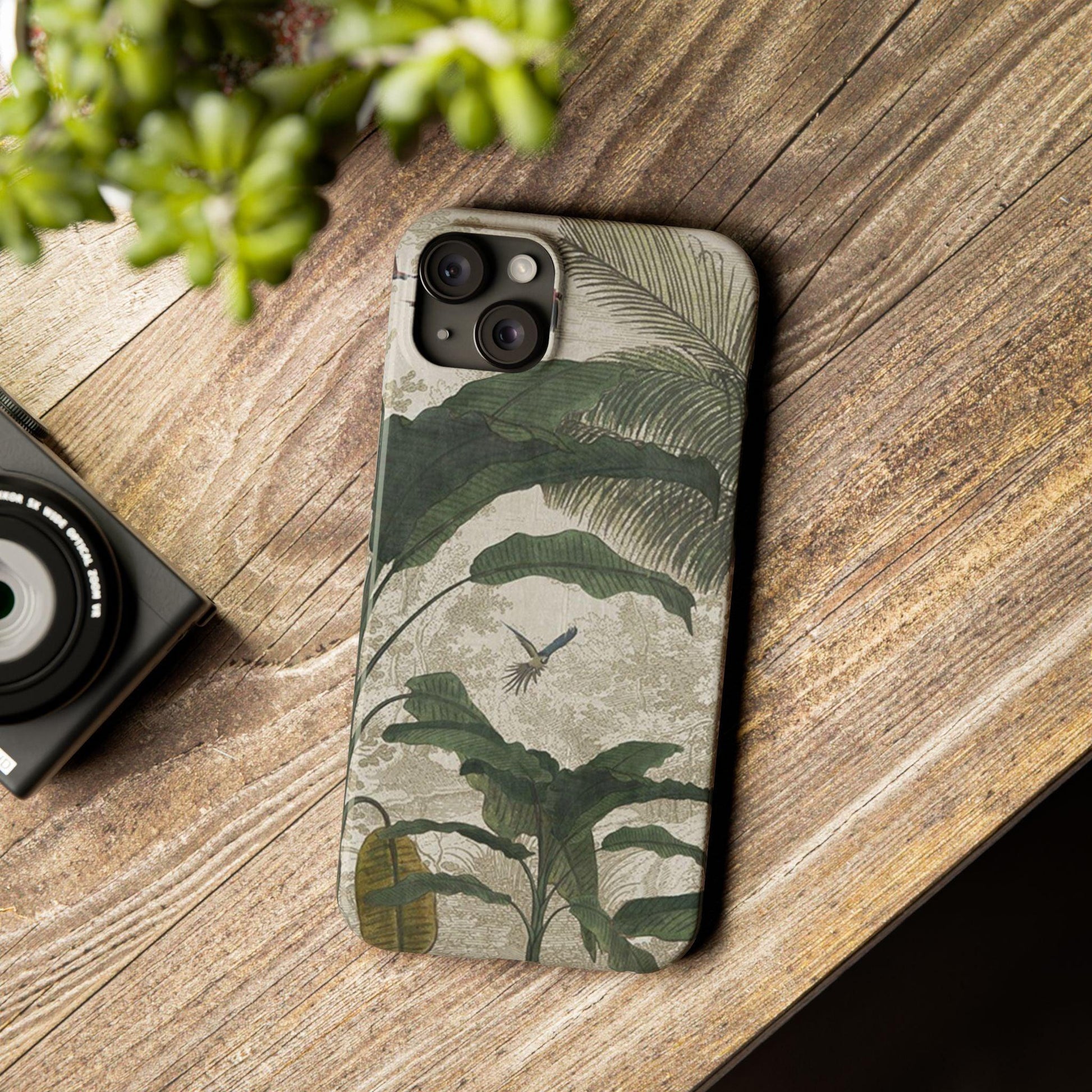 Tropical Paradise Vintage Charm iPhone Cases - SmartHomeGoodies