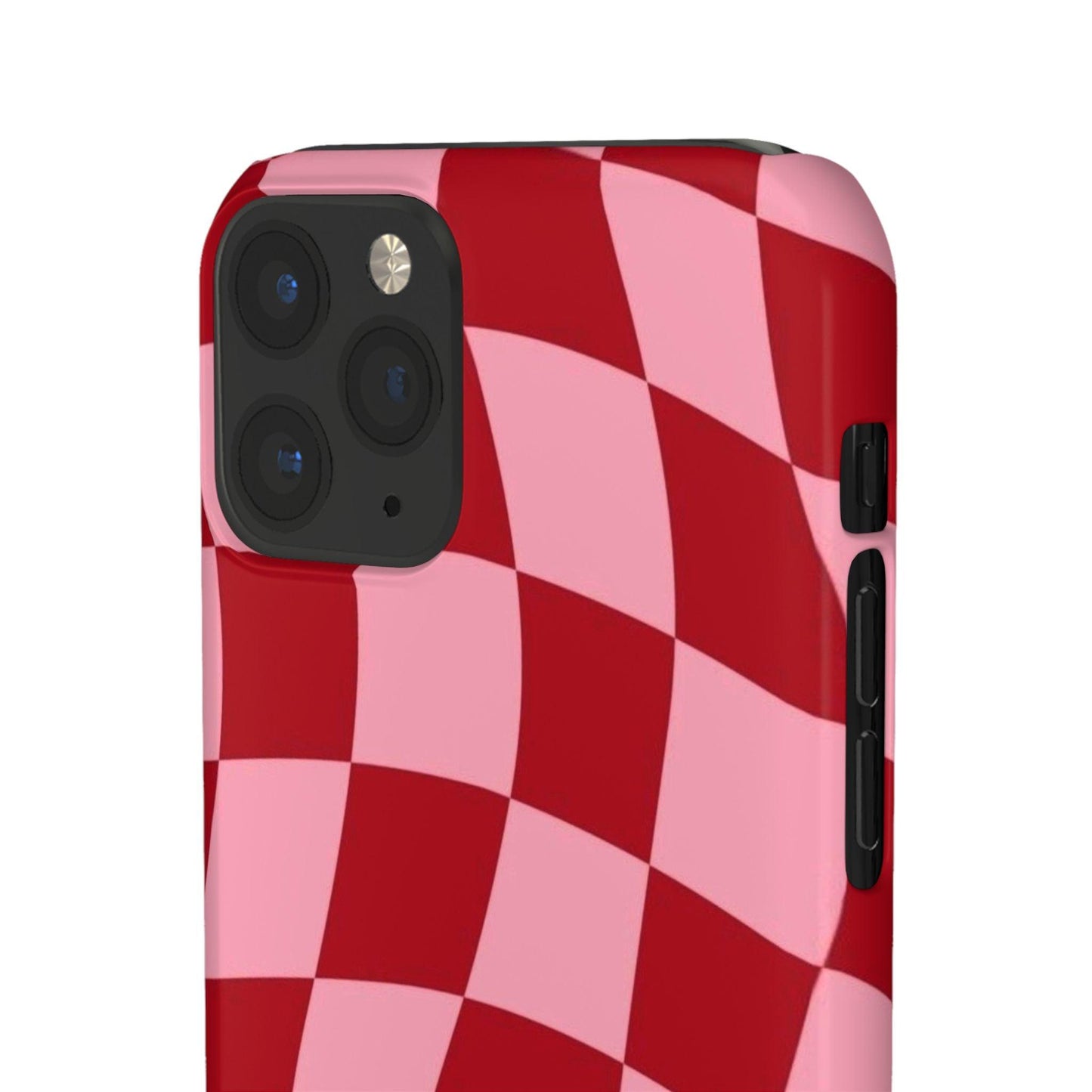 Twist & Check Red Snap iPhone Cases - SmartHomeGoodies
