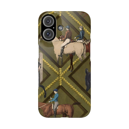 Vintage Equestrian Polo Prestige Slim iPhone Cases - SmartHomeGoodies