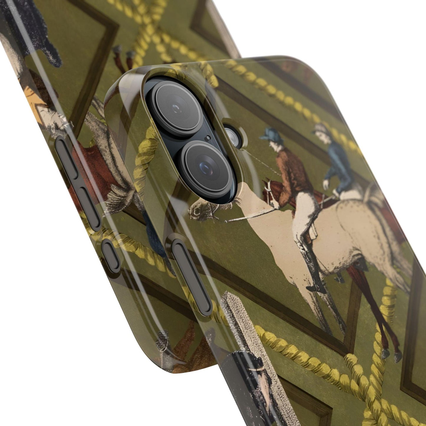 Vintage Equestrian Polo Prestige Slim iPhone Cases - SmartHomeGoodies