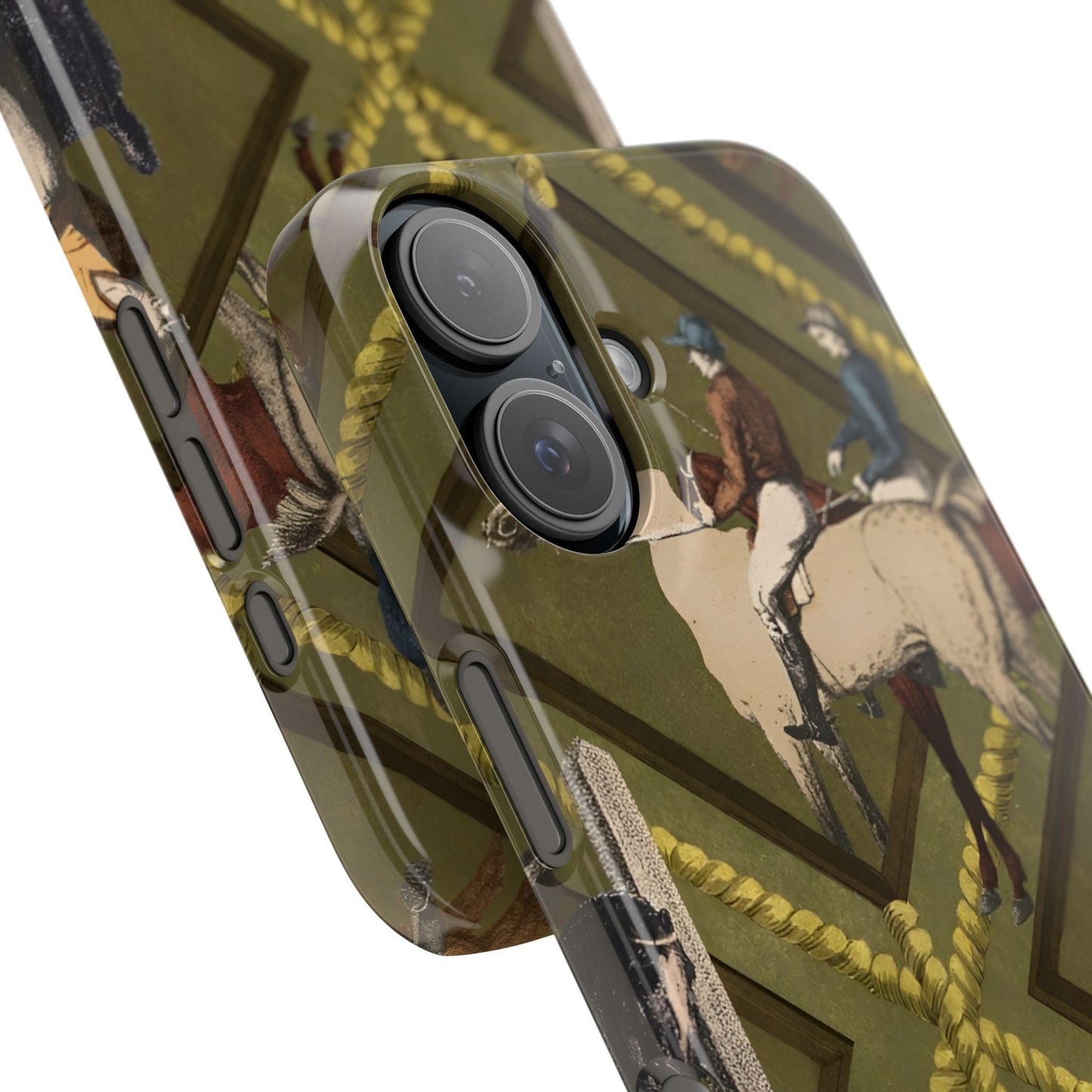 Vintage Equestrian Polo Prestige Slim iPhone Cases - SmartHomeGoodies