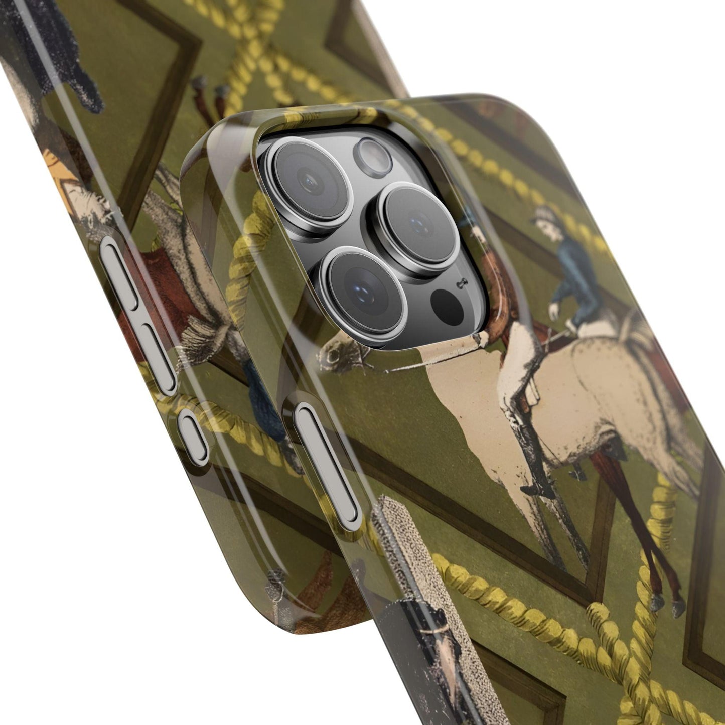 Vintage Equestrian Polo Prestige Slim iPhone Cases - SmartHomeGoodies