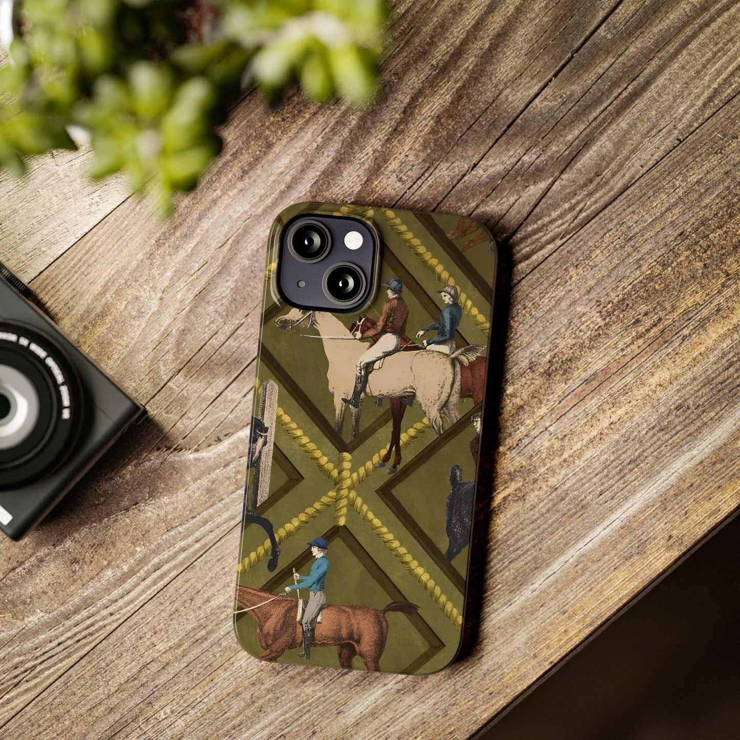 Vintage Equestrian Polo Prestige Slim iPhone Cases - SmartHomeGoodies