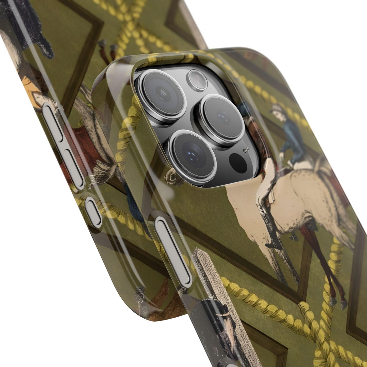 Vintage Equestrian Polo Prestige Slim iPhone Cases - SmartHomeGoodies