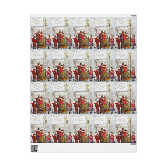 Vintage Warm Christmas Wishes Wrapping Paper - SmartHomeGoodies