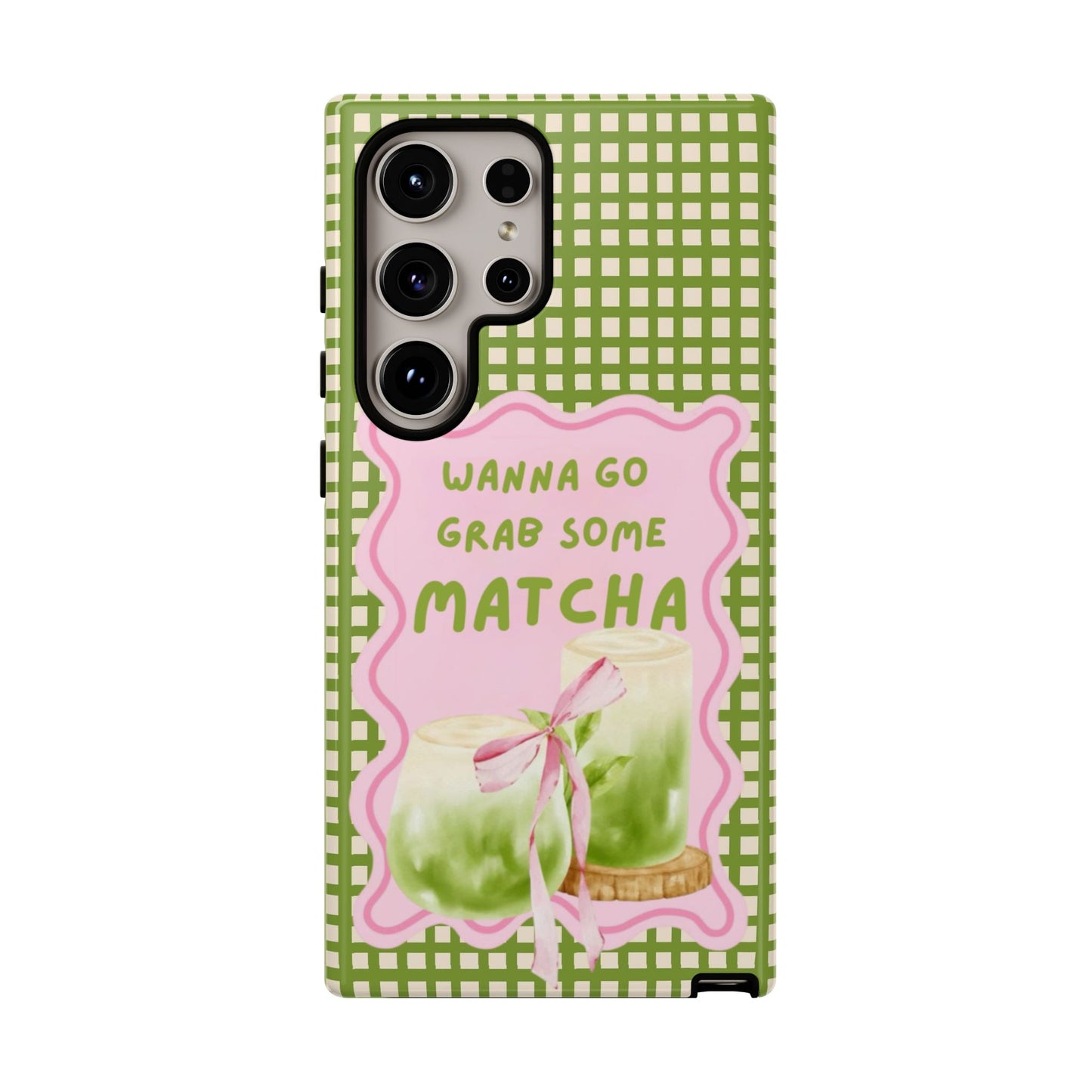 Wanna Go Grab Some Matcha Phone Case - SmartHomeGoodies